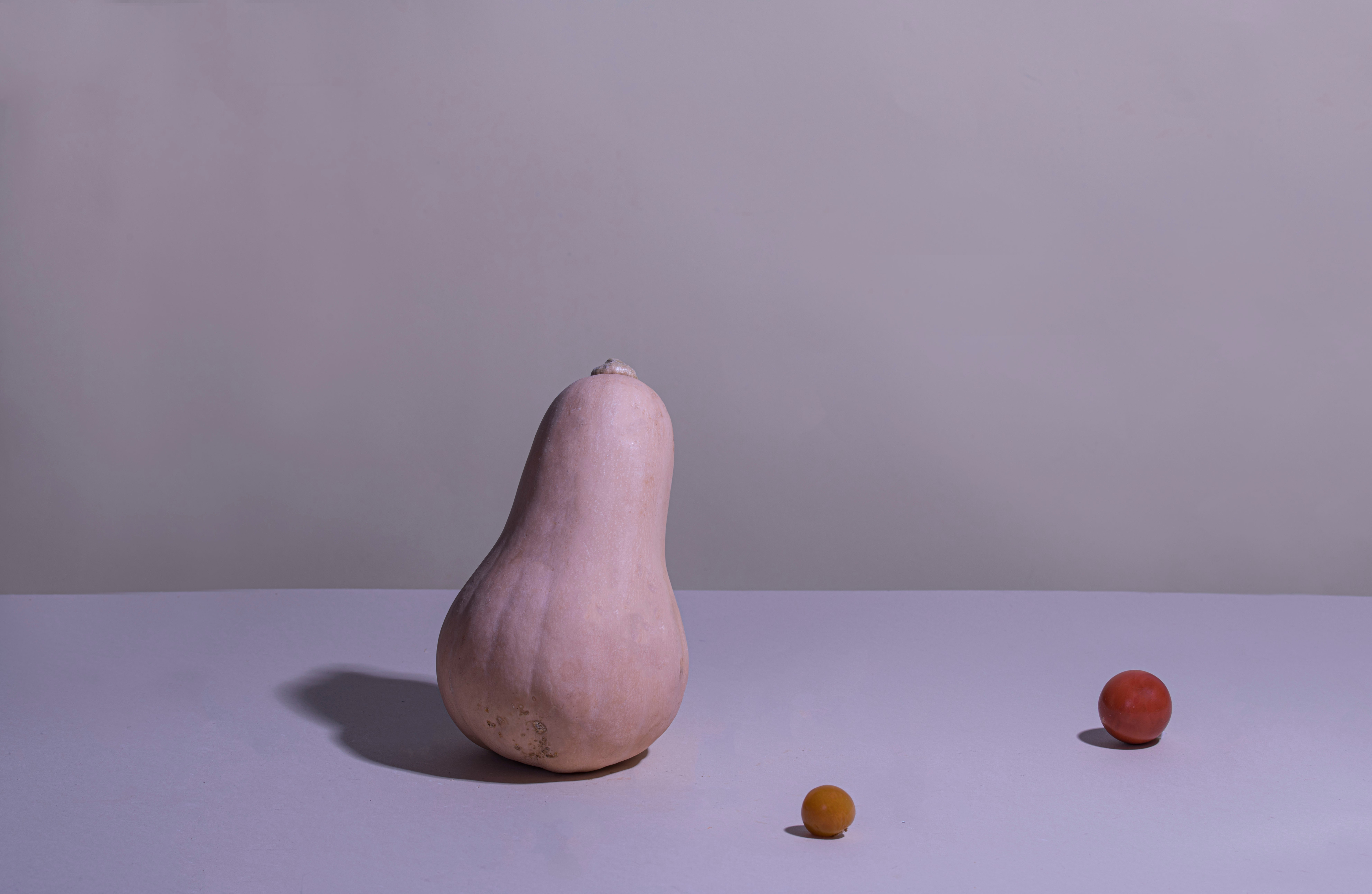 realistic sculpture of a squash
